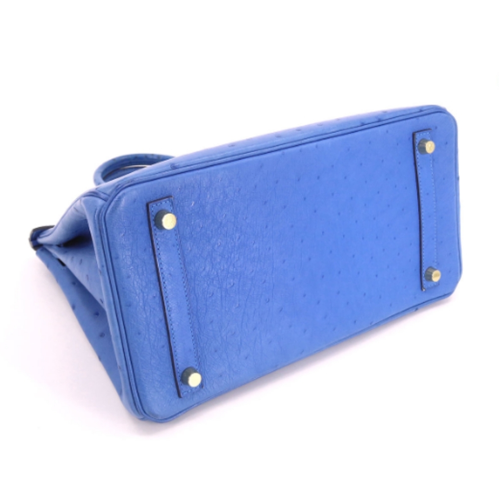 Hermes Birkin Ostrich Mykonos 30cm - New - Picture 5 of 7